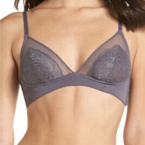 HONEYDEW Sydney Lace & Mesh
Bralette in the color shadow NWT size small - Picture 7 of 13